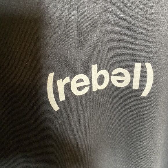 Champion Rebel Definition Black T-Shirt Tee Shirt 100% Cotton Mens 2XL - Picture 4 of 12